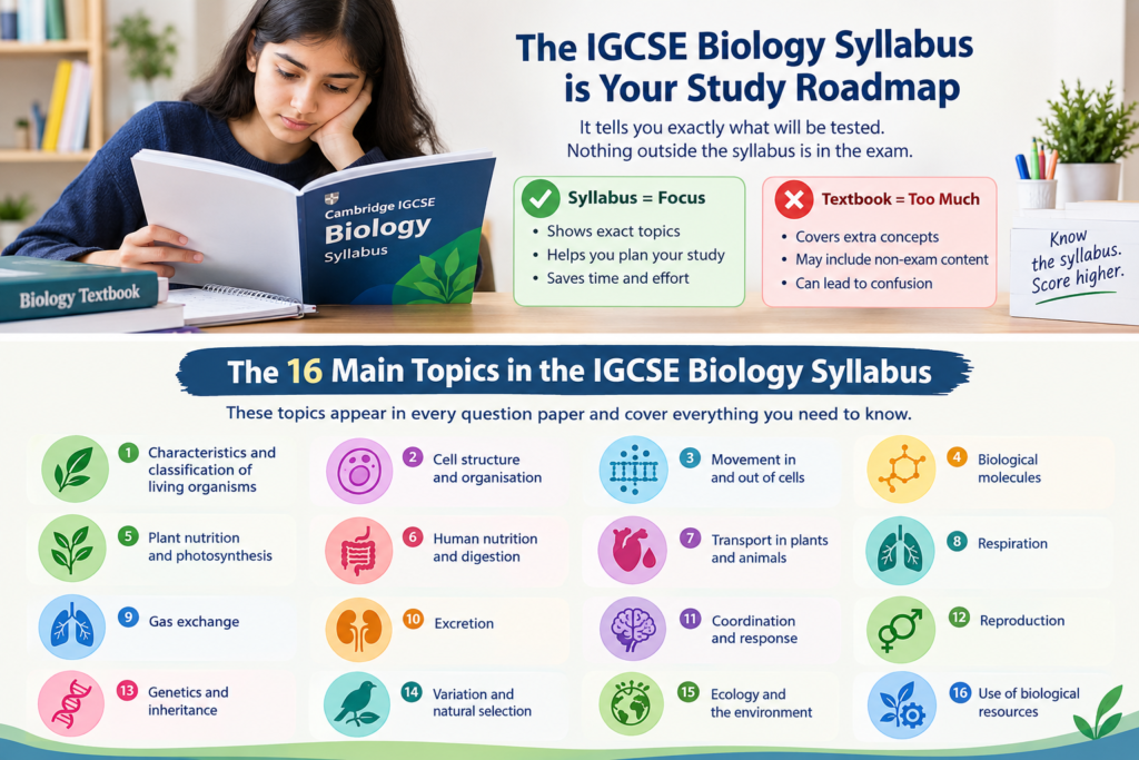 IGCSE Biology Syllabus (0610): Complete Topic List, Papers & Exam Guide 1 image 1